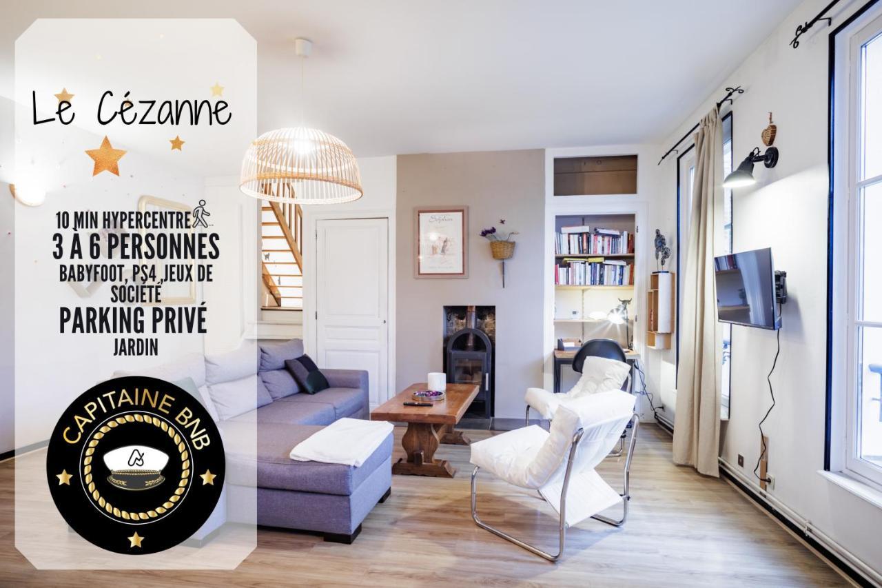 Le Cezanne - Jardin - Parking - Babyfoot - Centre-Ville Troyes Dış mekan fotoğraf